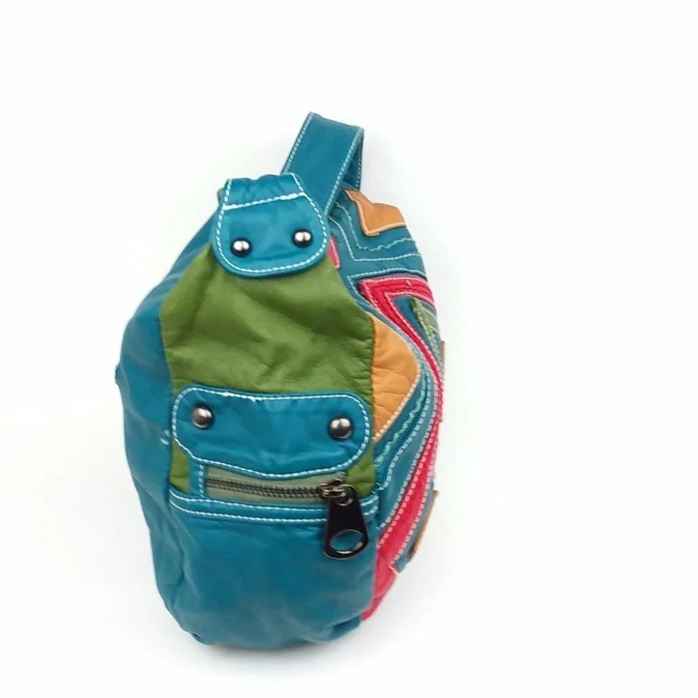 Nicole Lee ESTHER PATCHWORK Hobo Bag